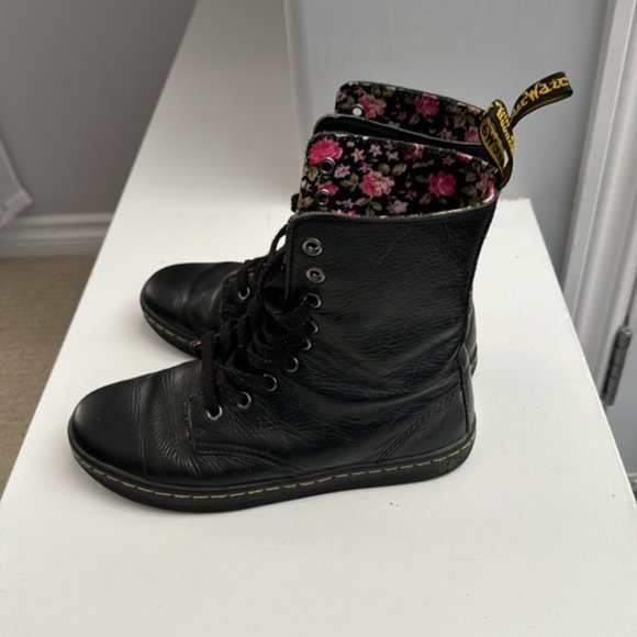 ❗️SOLD❗️Dr Martens Black Leather Stratford Game On Booties Size 6 - Picture 5 of 9
